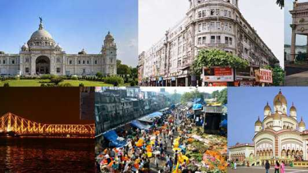 A pleasant, mild winter scene of a key attraction or misty morning in Kolkata, India.