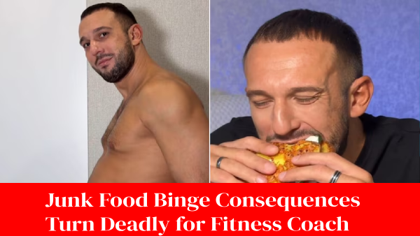 “Fitness influencer dies after extreme eating challenge highlighting junk food binge consequences”