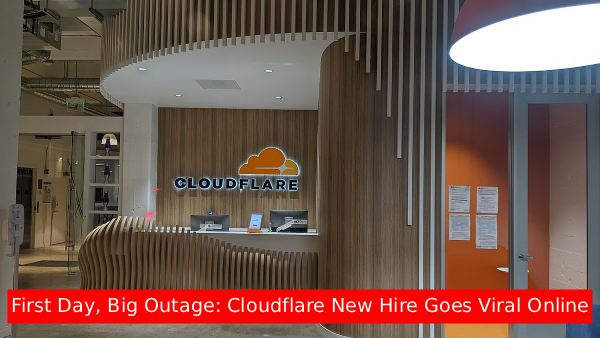First Day, Big Outage: Cloudflare New Hire Goes Viral Online during global internet disruption
