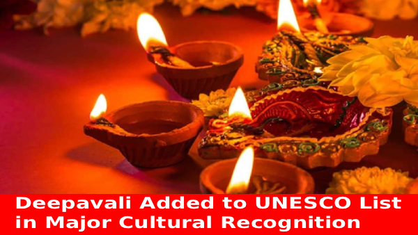 UNESCO committee session announcing Deepavali added to UNESCO list